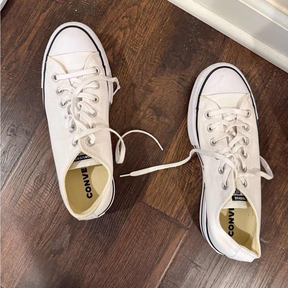 Converse Classic White Canvas Sneakers